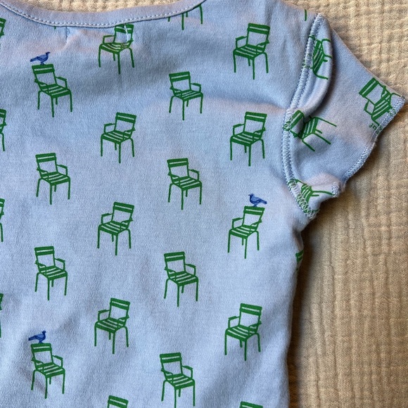Oeuf Parisian chairs bodysuit onesie size 6-12 months - Picture 5 of 5
